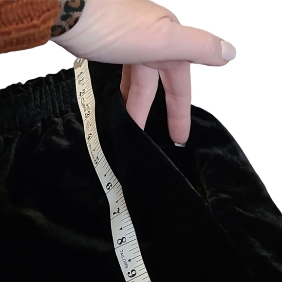 J. Crew sz 4 black velvet paperbag waist skirt new with tags with pockets WSK84 - Picture 8 of 9